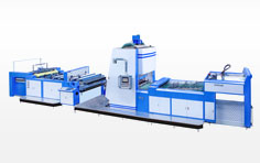 Fully automatic vertical laminating machine（High speed chain knife）